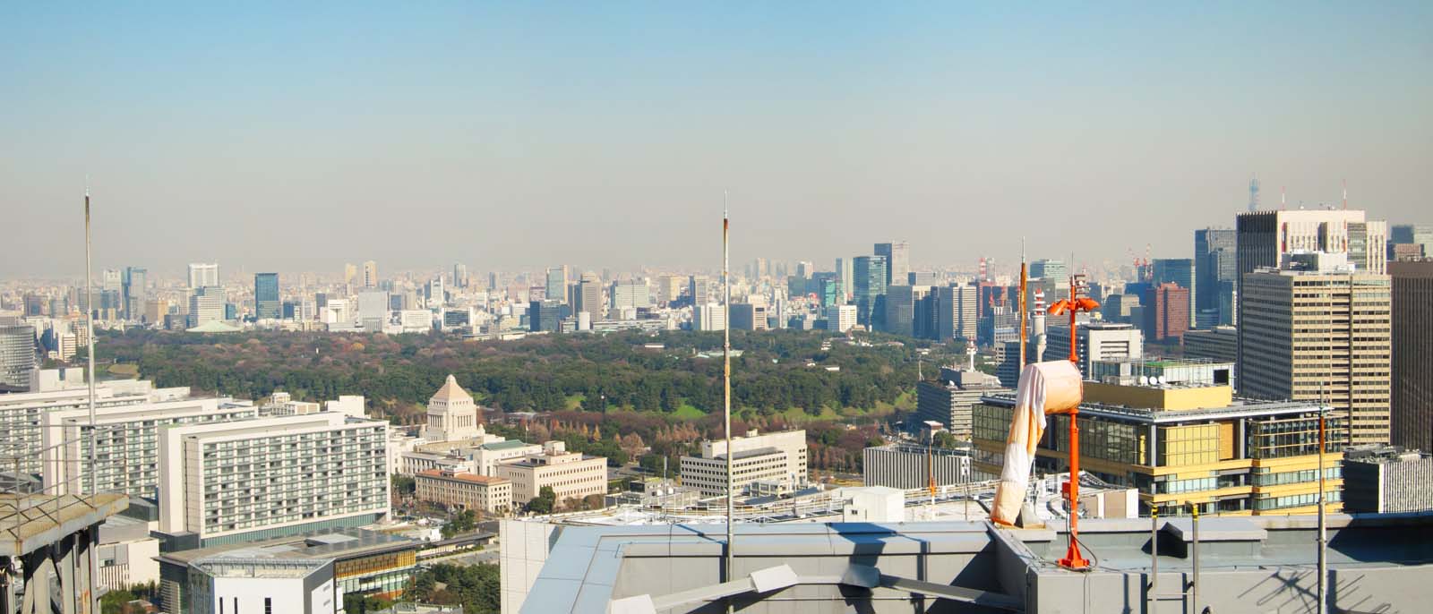 fotografia, material, livra, ajardine, imagine, proveja fotografia,Panorama de Tquio, construindo, O edifcio de Dieta, O palcio imperial, Nagatacho