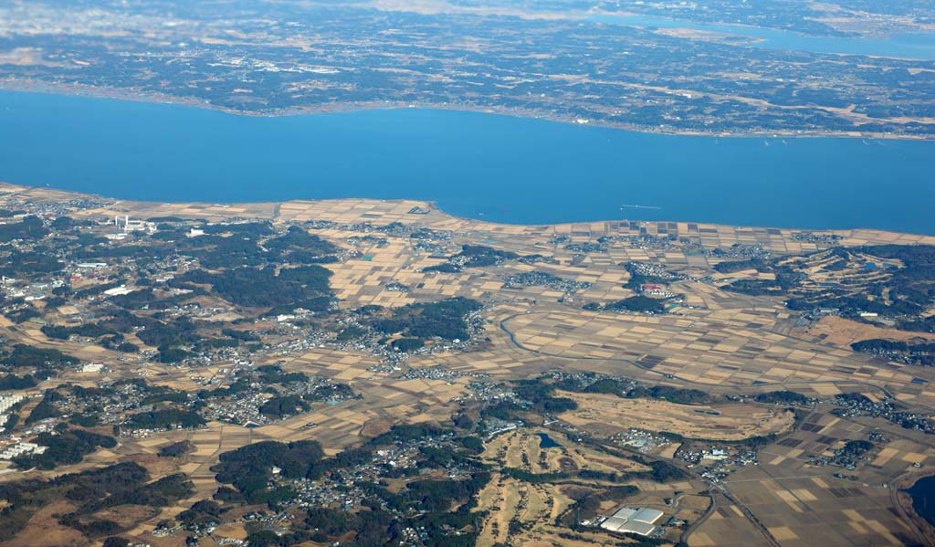 Foto, materieel, vrij, landschap, schilderstuk, bevoorraden foto,Tonegawa, Landgoed dorp, Rivier, , 