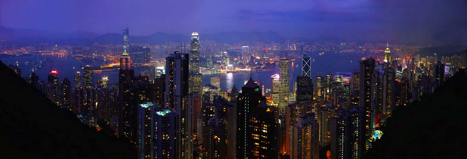 foto,tela,gratis,paisaje,fotografa,idea,Una vista de noche de 1 milln dlares, Mximo apogeo de Victoria, Monte. Taihei, Isla de Hong Kong, Nueve dragones