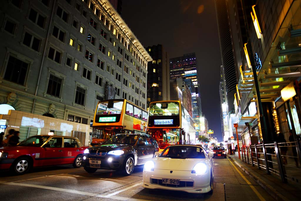 Foto, materiell, befreit, Landschaft, Bild, hat Foto auf Lager,Nacht Hongkong, Neon, Besucherzahl, Laden, Tafel