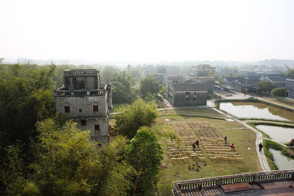 Foto, materieel, vrij, landschap, schilderstuk, bevoorraden foto,Zilicun, De ravages, Beeldhouwkunst, [een stenige lap] Een toren, Ik ben Western-trant