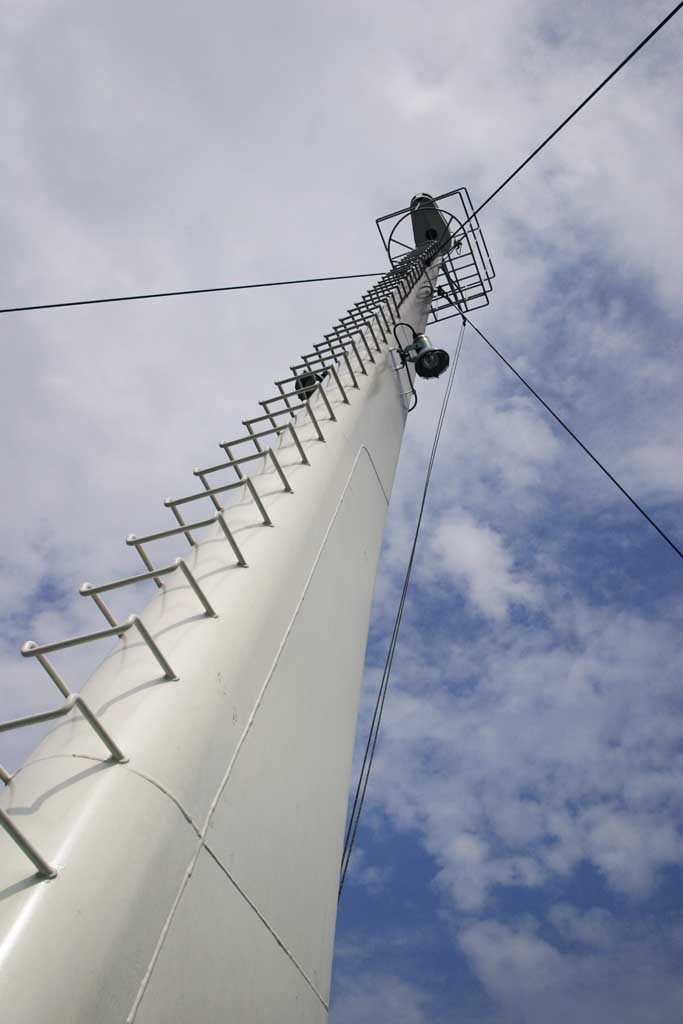 Foto, materiell, befreit, Landschaft, Bild, hat Foto auf Lager,Mast, der den Himmel richtet, Mast, blauer Himmel, Meer, Schiff