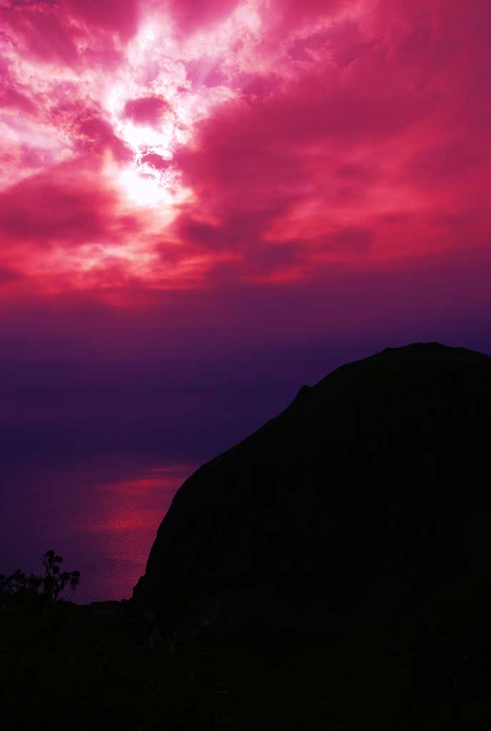 foto,tela,gratis,paisaje,fotografa,idea,Silueta de rojo puro., Puesta de sol, Hermoso, Nube, Cielo