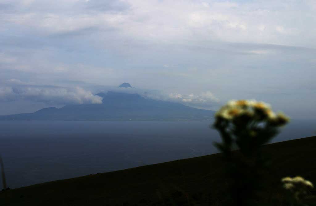 fotografia, materiale, libero il panorama, dipinga, fotografia di scorta,Vista dell'isola di Rishiri, Isola di Rishiri, bello, , isola