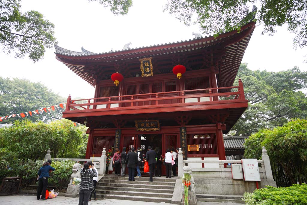 Foto, materiell, befreit, Landschaft, Bild, hat Foto auf Lager,Guang Xiao-Tempel Glockenturm, Chaitya, Nicht-Existenzschafsburg, letzter Takashi Arimitsu, , 