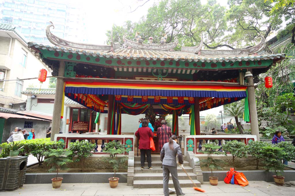 Foto, materiell, befreit, Landschaft, Bild, hat Foto auf Lager,SixBanyanTreeTemple, Chaitya, Blume, Faith, Touristenattraktion