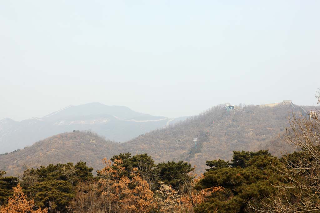 photo,material,free,landscape,picture,stock photo,Creative Commons,Mu Tian Yu Great Wall, castle wall, lookout in a castle, The Hsiung-Nu, 