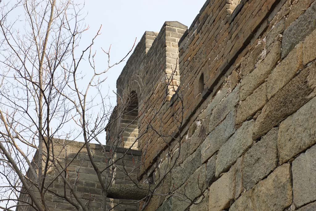 photo,material,free,landscape,picture,stock photo,Creative Commons,Mu Tian Yu Great Wall, castle wall, lookout in a castle, The Hsiung-Nu, 