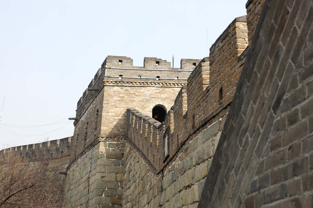 foto,tela,gratis,paisaje,fotografa,idea,Mu Tian Yu gran pared, Pared de castillo, Puesto de vigilancia en un castillo, El Hsiung - Nu, 