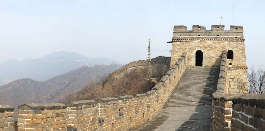 Foto, materiell, befreit, Landschaft, Bild, hat Foto auf Lager,Mu Tian Yu groe Mauer, Burgmauer, Vorsicht in einer Burg, Der Hsiung-Nu, 