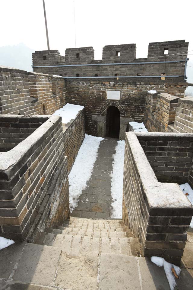 fotografia, materiale, libero il panorama, dipinga, fotografia di scorta,Mu Tian Yu il grande muro, muro di castello, guardia in un castello, Il Hsiung-Nu, 