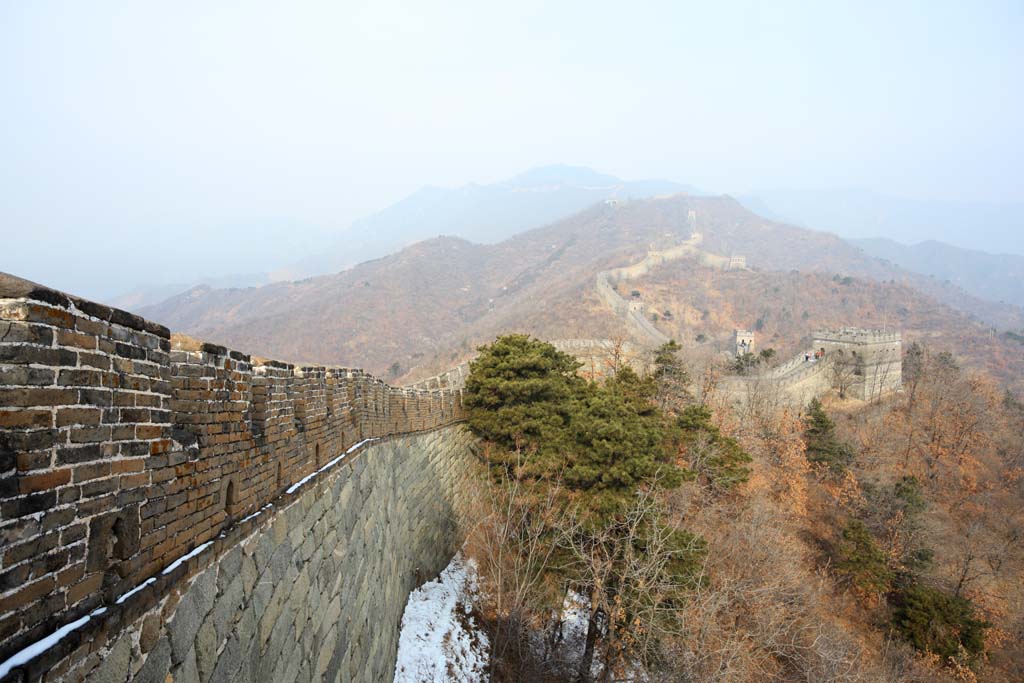 fotografia, materiale, libero il panorama, dipinga, fotografia di scorta,Mu Tian Yu il grande muro, muro di castello, guardia in un castello, Il Hsiung-Nu, 