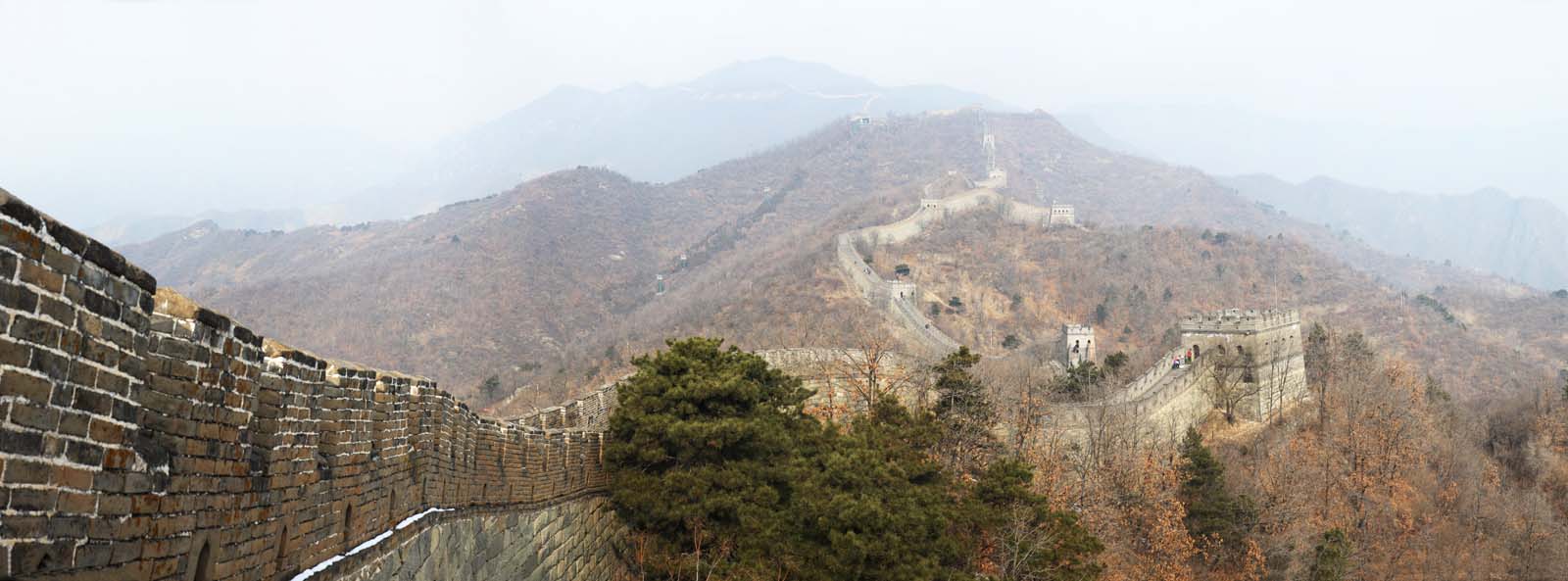 Foto, materieel, vrij, landschap, schilderstuk, bevoorraden foto,Mu Tian Yu Great Wall, Kasteel muur, Uitkijk op een kasteel, De Hsiung-nu, 