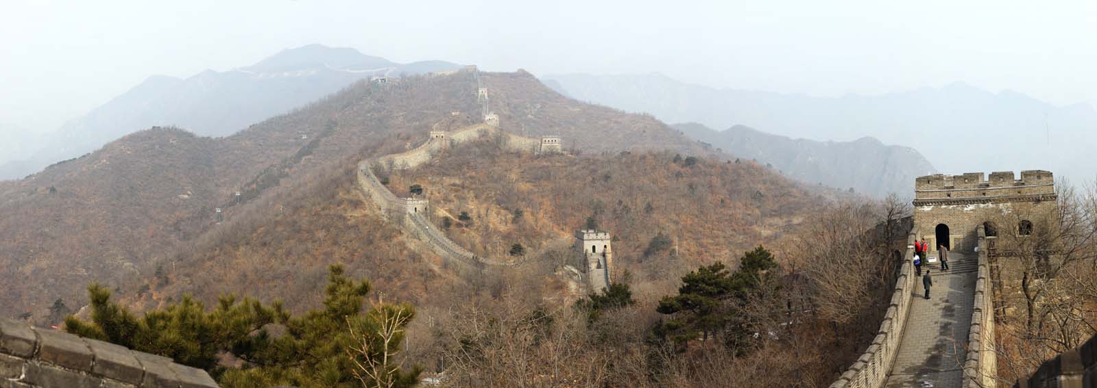 fotografia, materiale, libero il panorama, dipinga, fotografia di scorta,Mu Tian Yu il grande muro, muro di castello, guardia in un castello, Il Hsiung-Nu, 