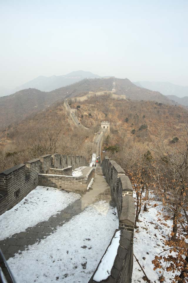 foto,tela,gratis,paisaje,fotografa,idea,Mu Tian Yu gran pared, Pared de castillo, Puesto de vigilancia en un castillo, El Hsiung - Nu, 