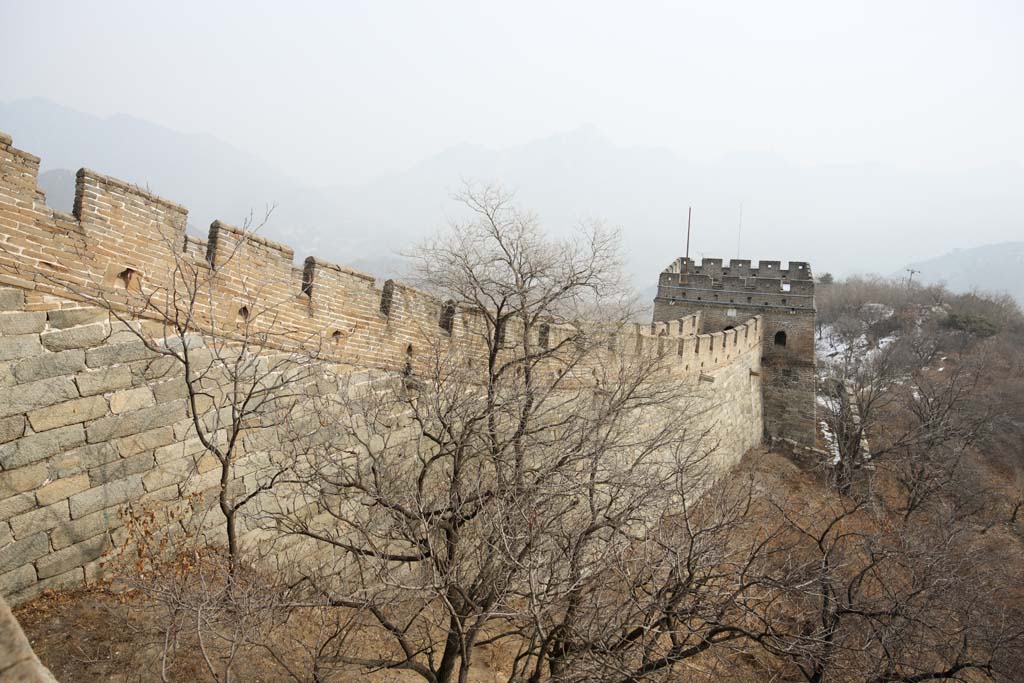 foto,tela,gratis,paisaje,fotografa,idea,Mu Tian Yu gran pared, Pared de castillo, Puesto de vigilancia en un castillo, El Hsiung - Nu, 