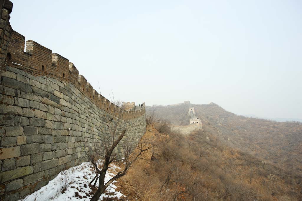 photo, la matire, libre, amnage, dcrivez, photo de la rserve,Mu Tian Yu Grande muraille, mur de chteau, guet dans un chteau, Le Hsiung-Nu, 