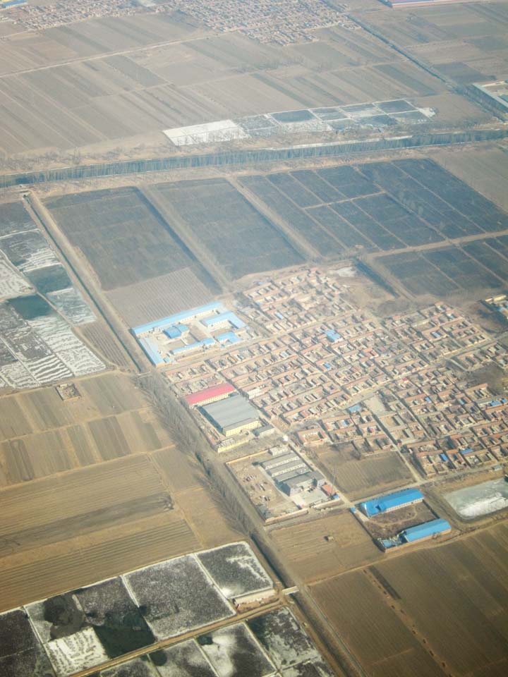 Foto, materieel, vrij, landschap, schilderstuk, bevoorraden foto,Een veld en een dorp, Veld, Huis, Leven, 