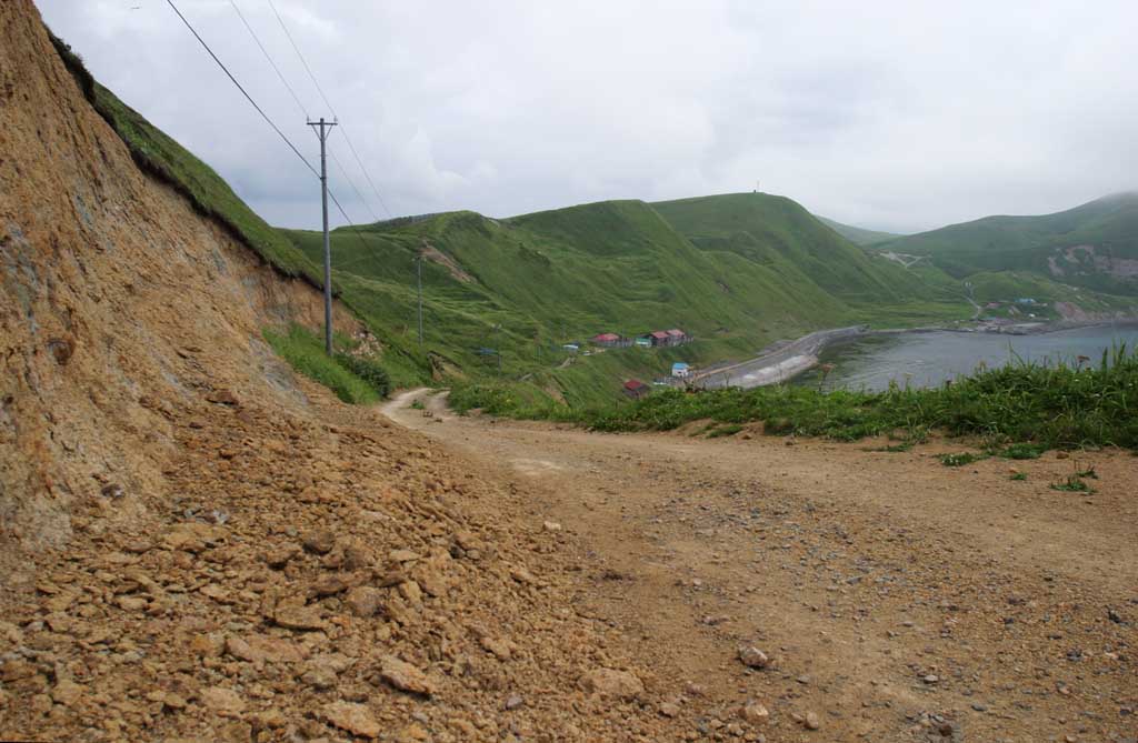 Foto, materieel, vrij, landschap, schilderstuk, bevoorraden foto,Afgrond en een straat, Klif, Weg, Kust, Stenig