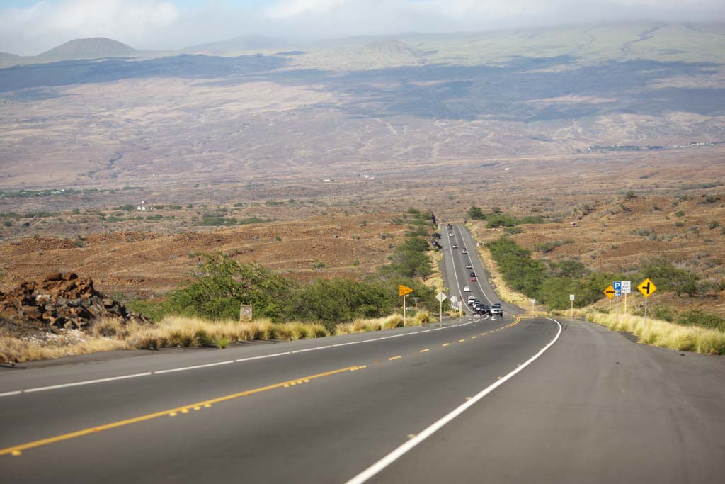 Foto, materiell, befreit, Landschaft, Bild, hat Foto auf Lager,Die Strae, die Lava erschloss, Autobahn, Asphalt, Lava, Auto