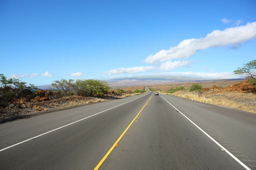 Foto, materiell, befreit, Landschaft, Bild, hat Foto auf Lager,Die Strae, die Lava erschloss, Autobahn, Asphalt, Lava, Auto