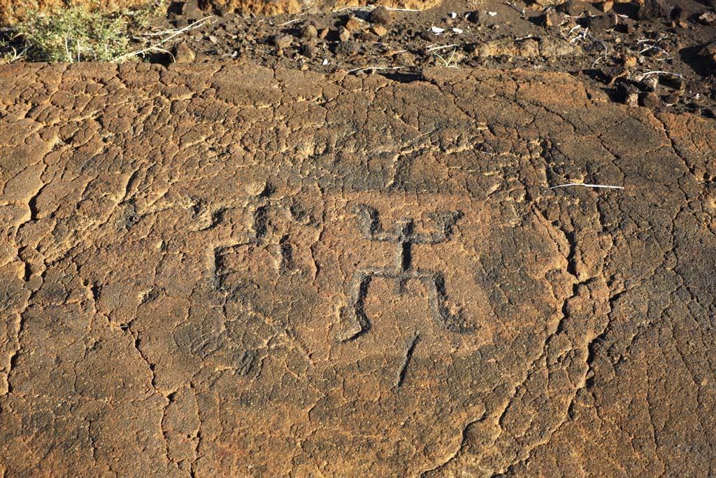 Foto, materieel, vrij, landschap, schilderstuk, bevoorraden foto,Puako Petroglyph, Lava, Sluit kunst, Petroglyph, Kaha-kii