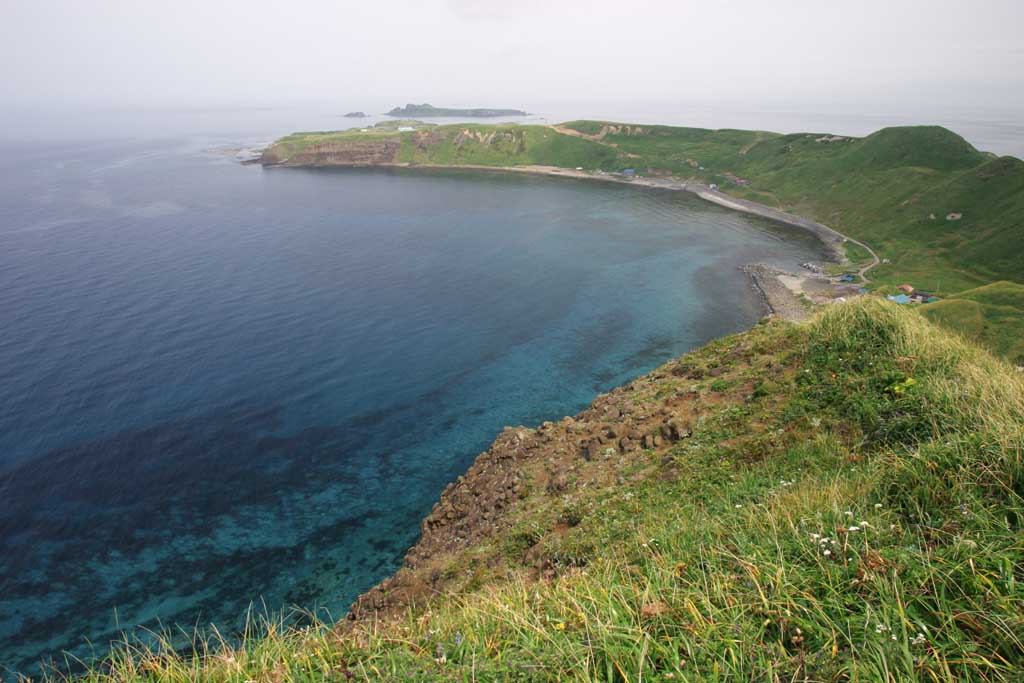 Foto, materiell, befreit, Landschaft, Bild, hat Foto auf Lager,Rumen Sie nrdliches Meer auf, Kste, blau, nrdliches Ende, Meer