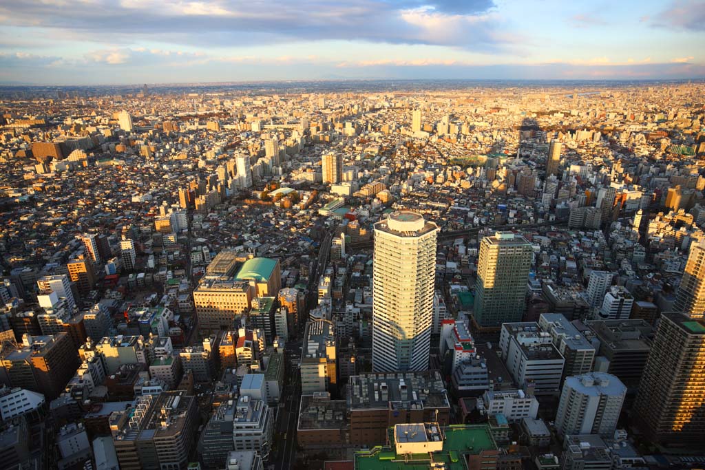 Foto, materiell, befreit, Landschaft, Bild, hat Foto auf Lager,Tokyo-Rundblick, Gebude, Ikebukuro, , 