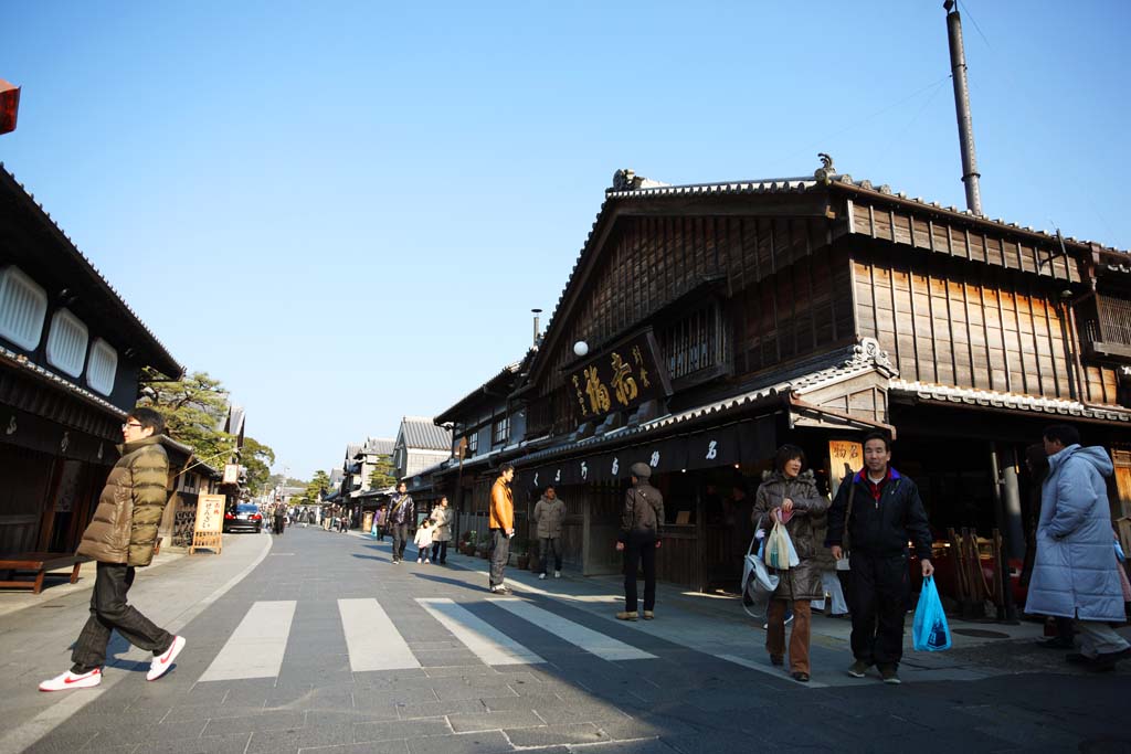 Foto, materieel, vrij, landschap, schilderstuk, bevoorraden foto,Swing Ise Grand Shrine (Naiku); Een stad, Ise afstand doet van, Ise, Voornaam Heiligdom bij Ise, Rood fortuin