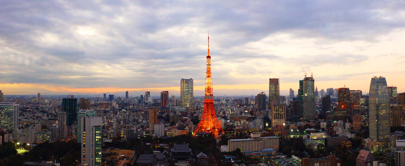 foto,tela,gratis,paisaje,fotografa,idea,Vista de noche de Tokio, Edificio, La rea del centro de la ciudad, Tokyo Tower, Toranomon