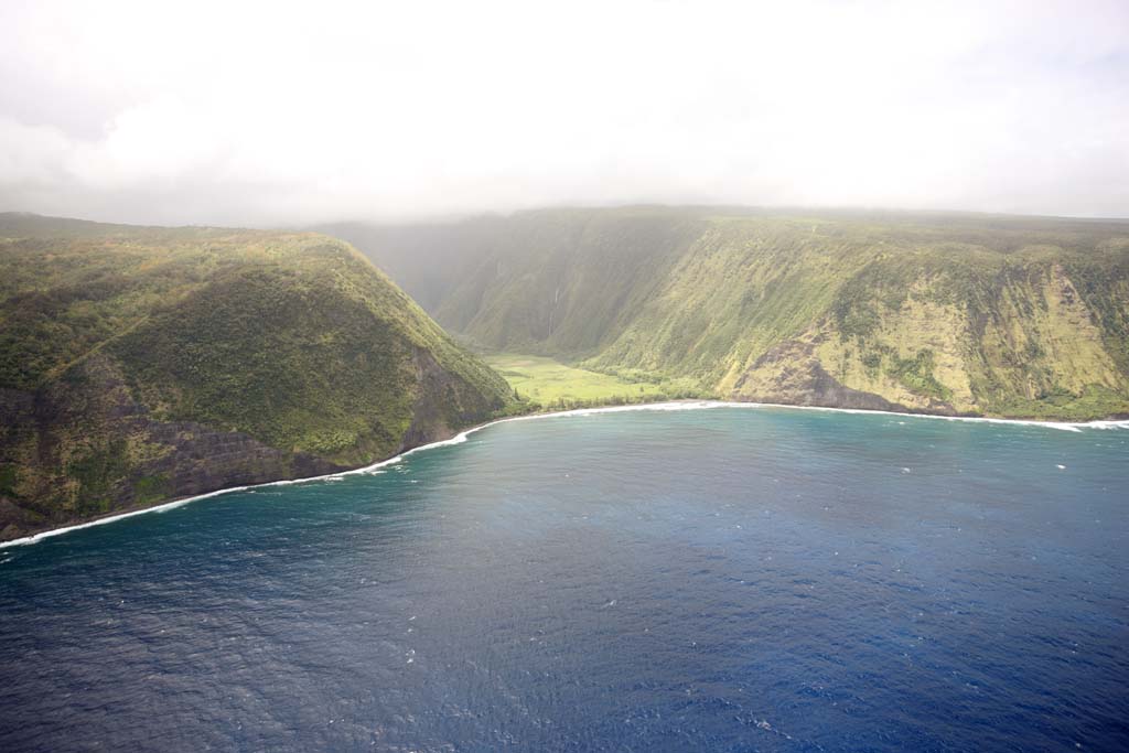 Foto, materieel, vrij, landschap, schilderstuk, bevoorraden foto,Hawaii Island Waimanu Valley, , , , 