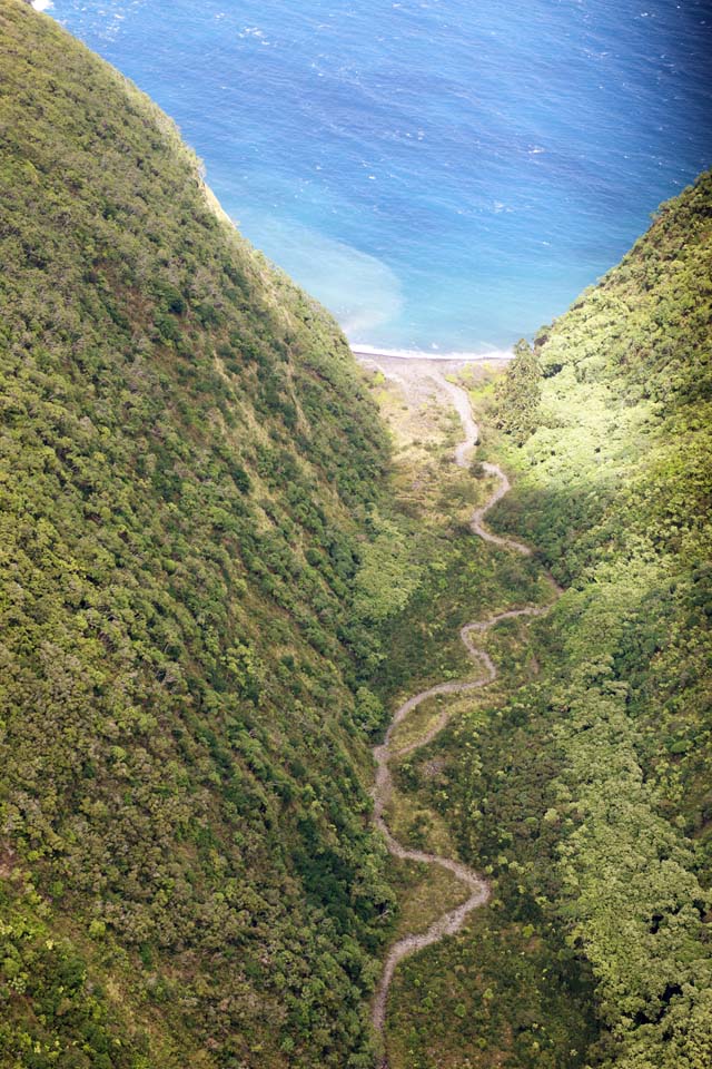 Foto, materieel, vrij, landschap, schilderstuk, bevoorraden foto,Hawaii Island valley, , , , 