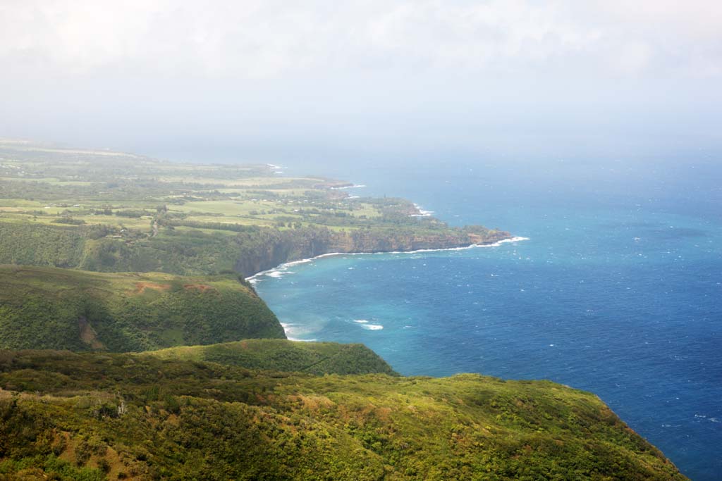 Foto, materieel, vrij, landschap, schilderstuk, bevoorraden foto,Hawaii Island valley, , , , 