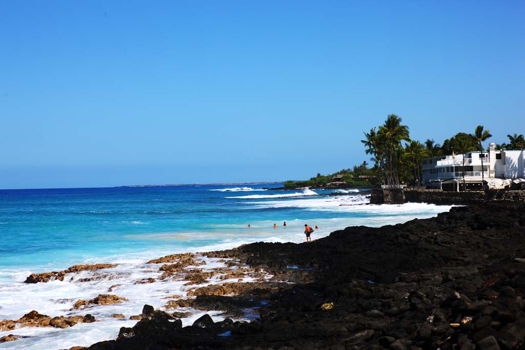 Foto, materieel, vrij, landschap, schilderstuk, bevoorraden foto,Hawaii Island coast, , , , 