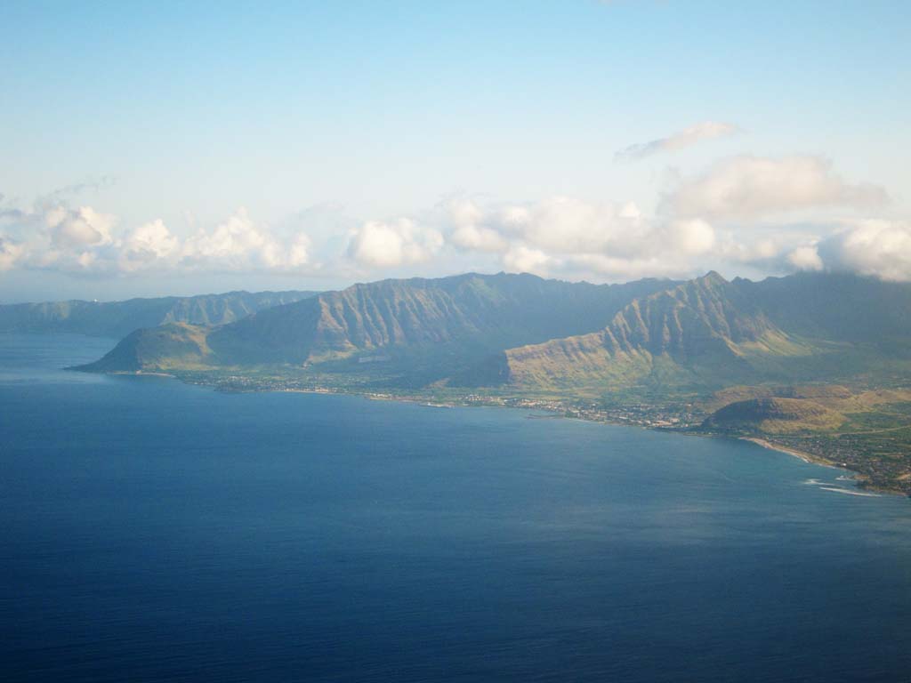 Foto, materieel, vrij, landschap, schilderstuk, bevoorraden foto,Hawaii Oahu, , , , 