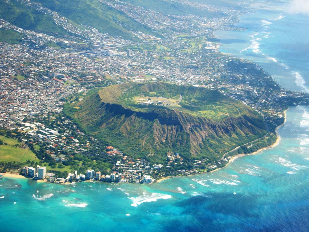 Foto, materieel, vrij, landschap, schilderstuk, bevoorraden foto,Hawaii Oahu, , , , 