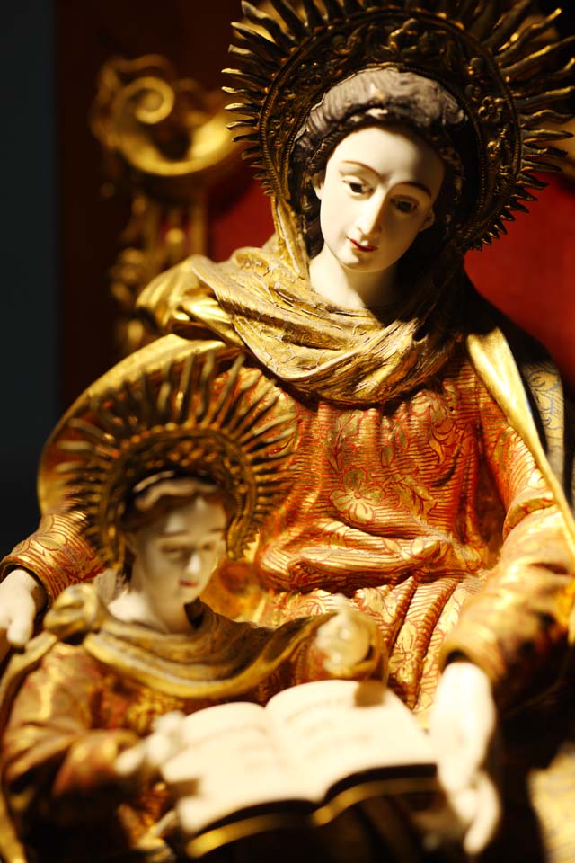 fotografia, materiale, libero il panorama, dipinga, fotografia di scorta,Vergine Maria e San Anna, , , , 