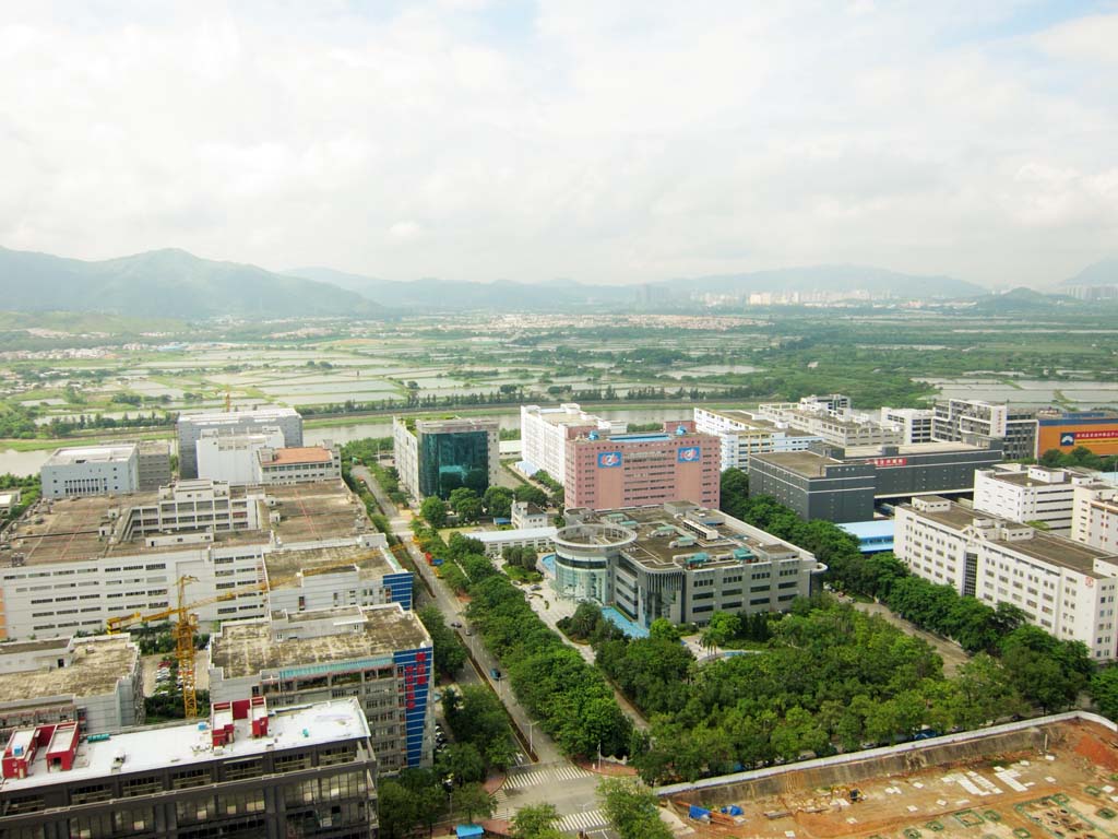 Foto, materieel, vrij, landschap, schilderstuk, bevoorraden foto,De stad Shenzhen, , , , 