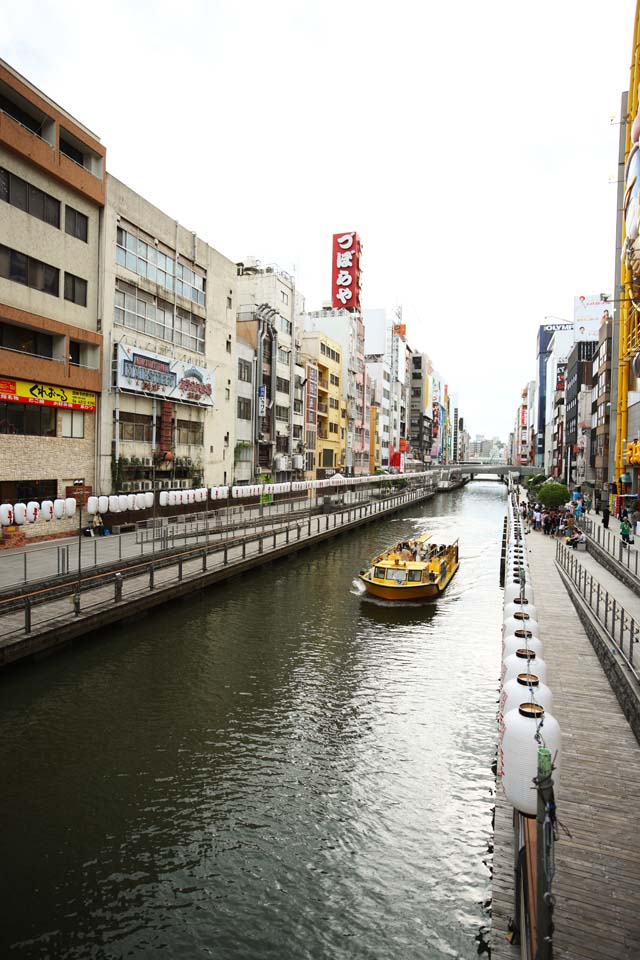 fotografia, materiale, libero il panorama, dipinga, fotografia di scorta,Dotonbori, , , , 