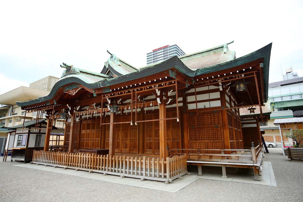 fotografia, materiale, libero il panorama, dipinga, fotografia di scorta,Imamiya Ebisu Santuario, , , , 