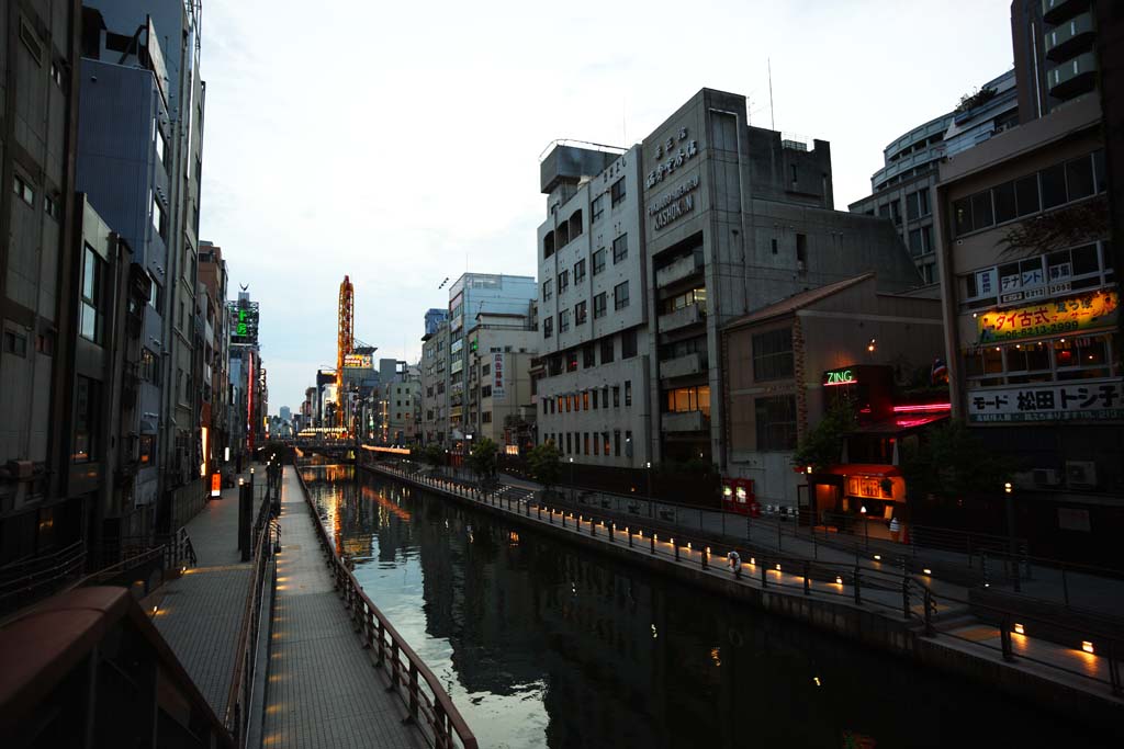 Foto, materiell, befreit, Landschaft, Bild, hat Foto auf Lager,Dotonbori, , , , 