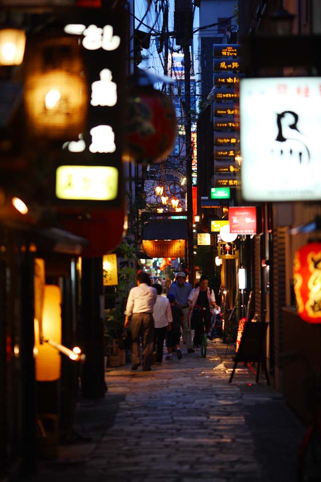 fotografia, materiale, libero il panorama, dipinga, fotografia di scorta,Hozenji alley, , , , 