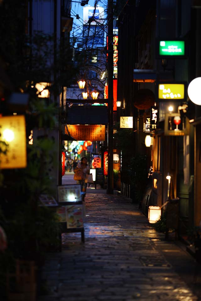 fotografia, materiale, libero il panorama, dipinga, fotografia di scorta,Hozenji alley, , , , 