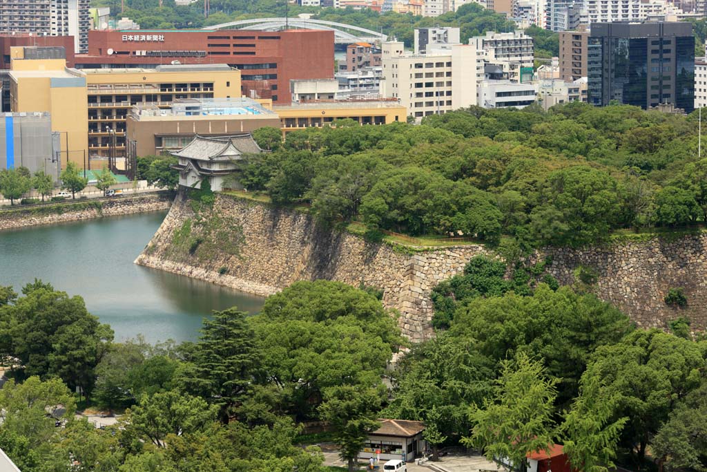 Foto, materiell, befreit, Landschaft, Bild, hat Foto auf Lager,Osaka Castle Nishisotobori, , , , 