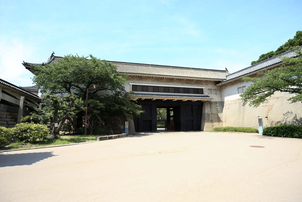 fotografia, materiale, libero il panorama, dipinga, fotografia di scorta,Il Castello di Osaka Tamon tower, , , , 