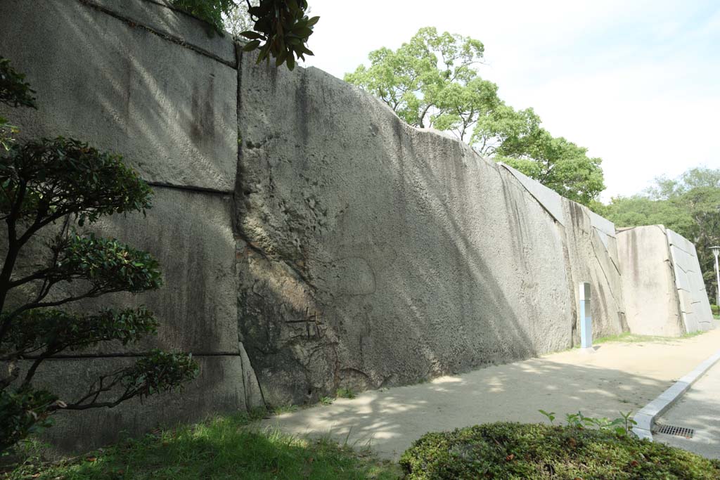 Foto, materieel, vrij, landschap, schilderstuk, bevoorraden foto,Osaka Castle octopus stenen, , , , 