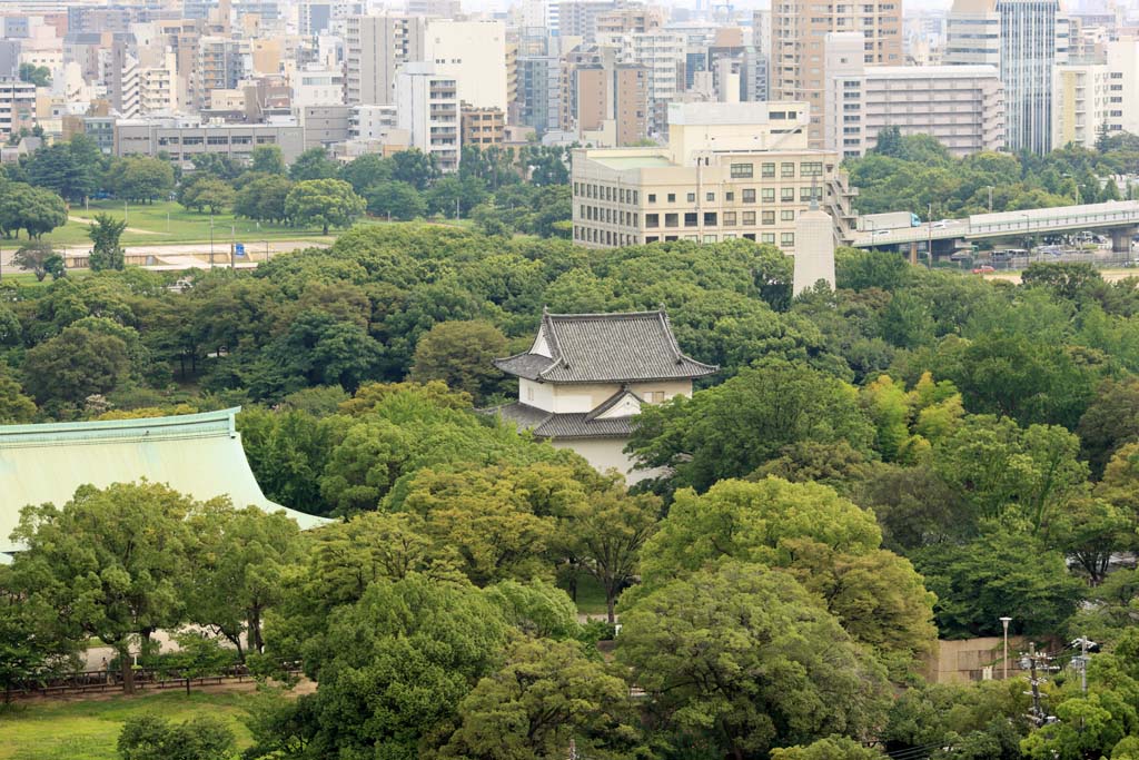 fotografia, materiale, libero il panorama, dipinga, fotografia di scorta,Torre del Castello di Osaka, , , , 