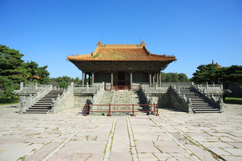 Foto, materieel, vrij, landschap, schilderstuk, bevoorraden foto,Zhao Mausoleum (Qing) Takashion dono, , , , 