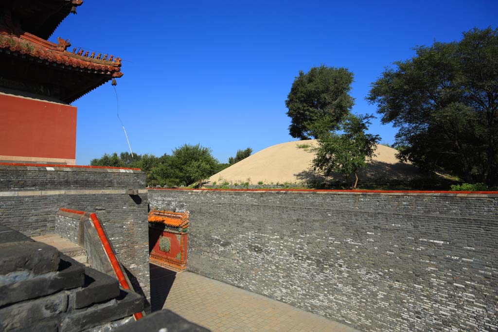 Foto, materiell, befreit, Landschaft, Bild, hat Foto auf Lager,Zhao Mausoleum (Qing) Boseong, , , , 