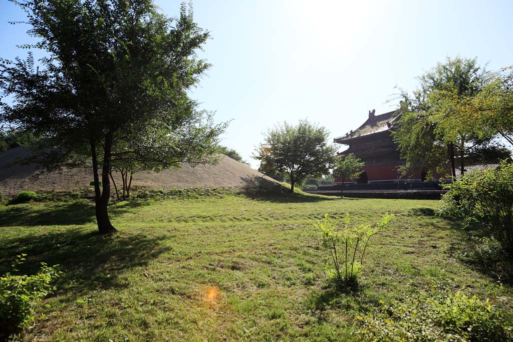 Foto, materiell, befreit, Landschaft, Bild, hat Foto auf Lager,Zhao Mausoleum (Qing) Boseong, , , , 